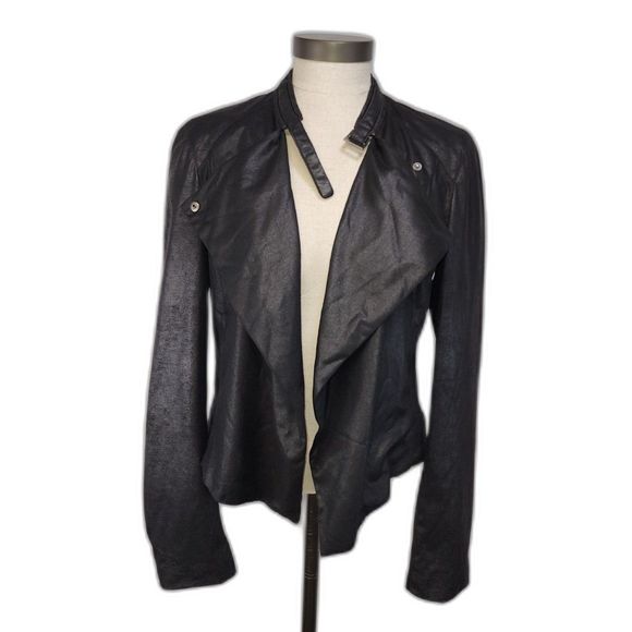 Armani Exchange Jackets & Blazers - Armani Exchange Women's Black Faux Suede Jacket Size M